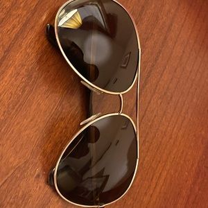 Tom Ford Charles polarized gold sunglasses